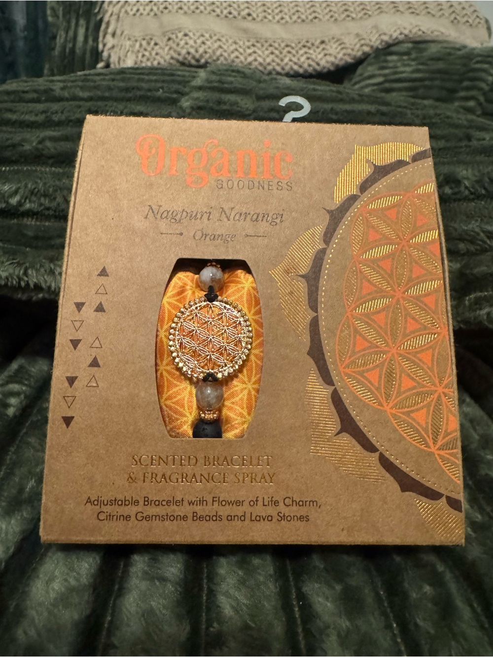 Organic Goodness Nagpuri Narangi Scented Bracelet - Orange